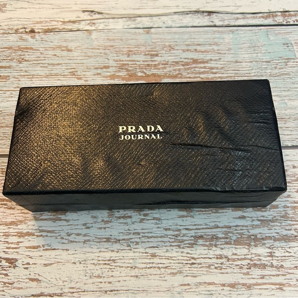 Prada Black Glasses Case with box
